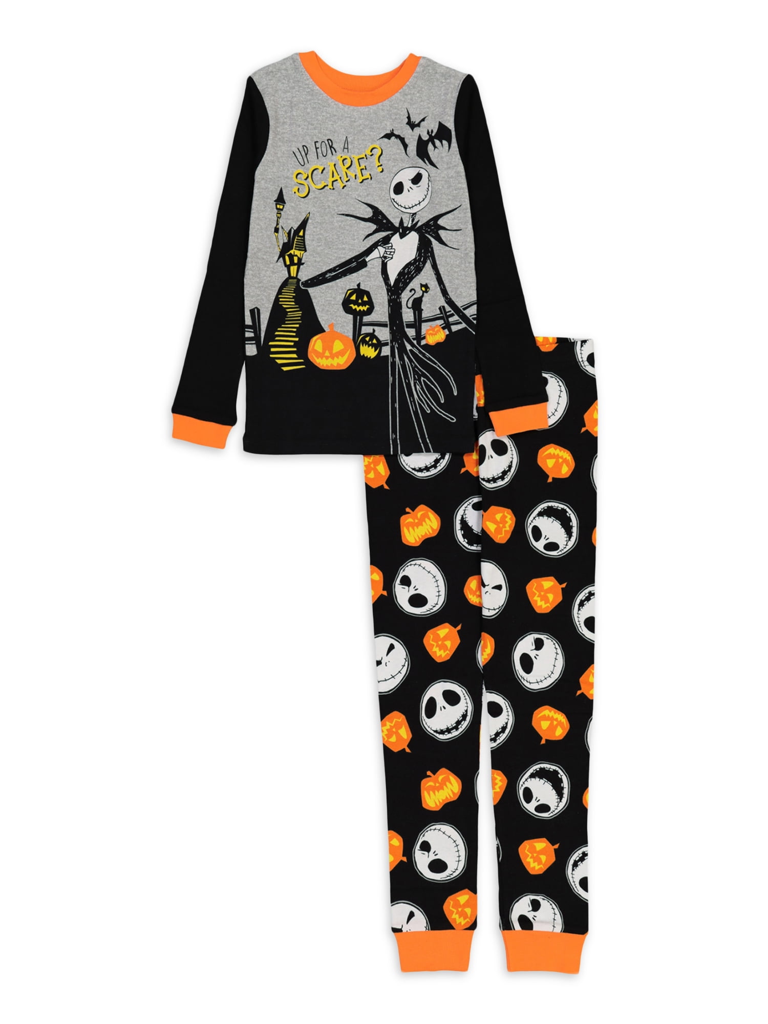 The Nightmare Before Christmas Boys Halloween Pajamas Set, 2-Piece ...