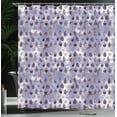 thumbnail image 3 of Ambesonne Modern Shower Curtain, Abstract Blue Drops Print, 69"Wx75"L, Dark Indigo, 3 of 4