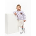 thumbnail image 5 of Gracie’s Corner Baby and Toddler Girls Fleece Sweatshirt and Leggings Set, Sizes 12M–5T, 5 of 9