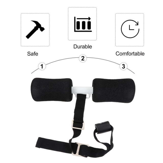DEEPCRAFF 1Pcs Sit Up Support Device Black Equipment for Home Training