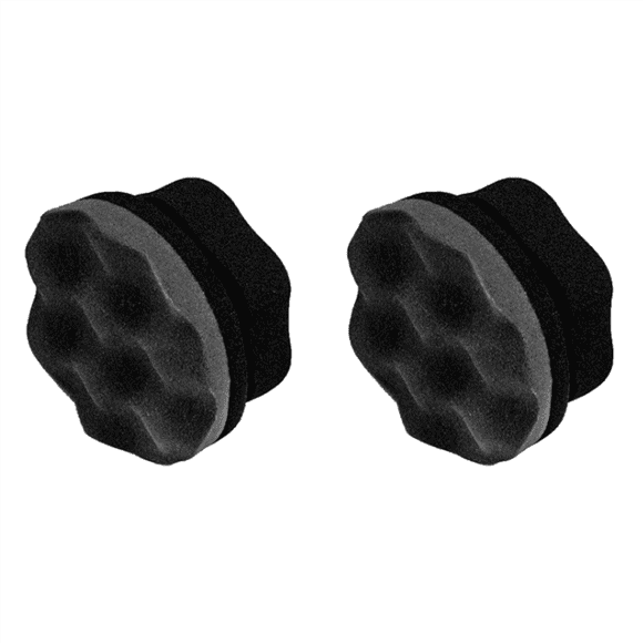 2X Pro Tire Hex Grip Applicator,Tire Shine Car Detailing Foam Sponge Tool, for Trim Accessories, Wheel Cleaner Rim