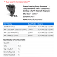 thumbnail image 2 of Power Steering Pump Reservoir 1 - Compatible with 1994 - 2005 Buick Century 3.1L V6 Naturally Aspirated - Autopart Premium, 2 of 2