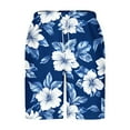 thumbnail image 4 of ZRGHAOYLQ 2025 Men Hawaiian Swimming Shorts Big and Tall Swim Trunks Trendy Floral Printed 5 Inch Shorts Drawstring Beach Shorts Quick Dry Tropical Short, 4 of 5
