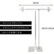 thumbnail image 1 of 2 Pcs Adjustable Poster Stand - Banner Holder for Table Top or Floor Display - Advertising Display Sign Holder for Indoor Outdoor, 1 of 3