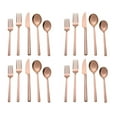 thumbnail image 1 of Hometrends 20 Piece Stainless Steel Flatware Set Rose Gold, 1 of 8