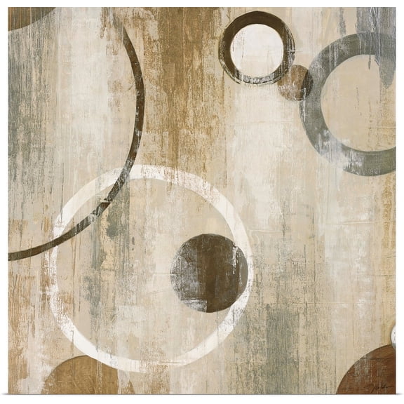 Great BIG Canvas | Rolled Liz Jardine Poster Print entitled Orlando Mod Circles II
