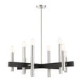 thumbnail image 6 of Livex Lighting - Helsinki - 8 Light Chandelier in Mid Century Modern Style - 38, 6 of 9