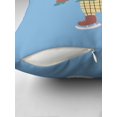 thumbnail image 4 of Ryan; Cute Snowman Throw Pillow Cover 45x45cm – Winter Holiday Cushion for Christmas & Seasonal Decor, 4 of 7
