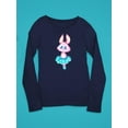 thumbnail image 3 of Bunny Ballerina Long Sleeve Toddler -Image by Shutterstock,  5 Toddler, 3 of 4