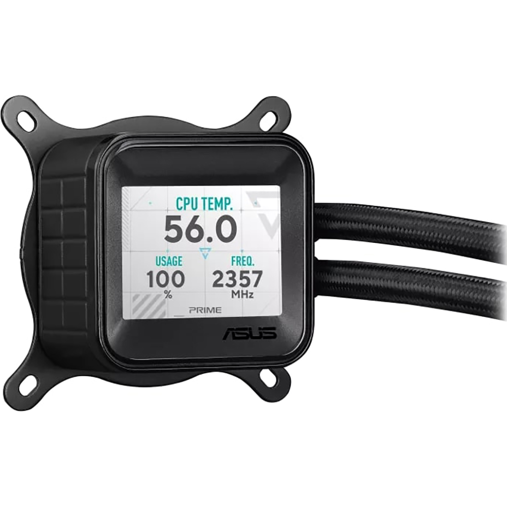 ASUS Prime LC 360 ARGB LCD AIO Liquid CPU Cooler - PRIME LC 360 ARGB LC
