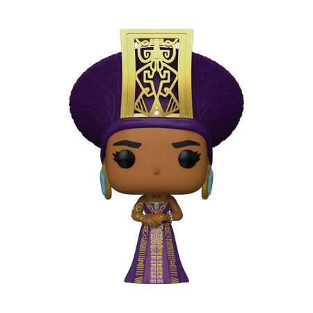 UPC: 0889698639453 | Funko Pop! Marvel Studios’ Black Panther: Wakanda Forever – Queen Ramonda Vinyl Bobblehead