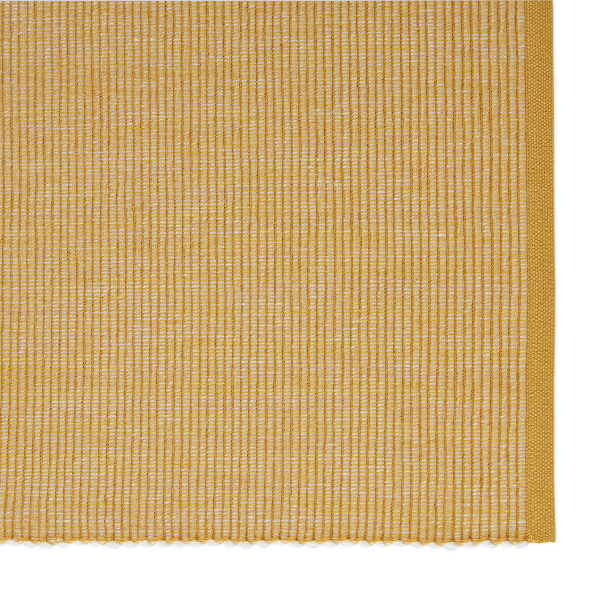 Honey Gold & White 2-Tone Ribbed Placemat (Set of 6)