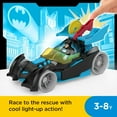 thumbnail image 3 of Imaginext DC Super Friends Bat-Tech Racing Batmobile Batman Toy, 3 of 7