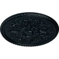 thumbnail image 3 of 32 5/8"OD x 2"P Bradford Ceiling Medallion (Fits Canopies up to 6 5/8"), Hand-Painted Night Shade, 3 of 6