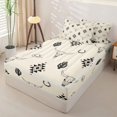 thumbnail image 2 of jejeloiu Aztec Bull Skull Western Zipper Twin Comforter Sets with Fitted Sheet and 2 Pillowcases Kids,Tribal Desert Print Zipper Bedding Set For Boy,Reversible,4 Pieces, 2 of 7