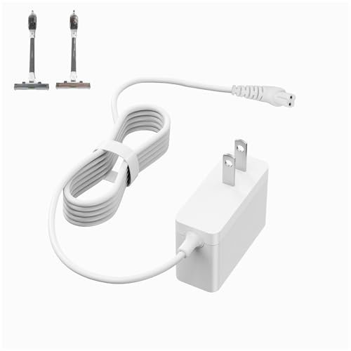 Cargador de aspiradora compatible con Black+Decker BHFEA520J BHFEA420J POWERSERIES+, aspiradora de mano inalámbrica de 23 V, cable de alimentación de 1,8 m y 5,9 pies, adaptador de CA y cable de carg