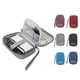 thumbnail image 4 of Jumpingount Bolsa de almacenamiento para cables de carga, organizador de cables para PC y teléfono móvil, accesorios electrónicos, bolso con cremallera, Bolsas de mensajero y de hombro Violeta Jumpingount AP010552-03B, 4 of 6