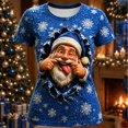 thumbnail image 2 of CONFREE Girls Christmas Tshirts Crew Neck Graphic Casual Xmas T-Shirt for Kids, 2 of 3