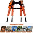 thumbnail image 3 of AISENIN Carpenter Tool Belt Suspenders, Heavy Duty Tool Belt Suspenders Reflective Safety Suspenders, 3 of 6