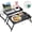 Black, variant on Innovative Life Foldable Breakfast Table, 2-Piece Set, Suitable for Plates and Laptop Trays