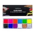 thumbnail image 2 of Pintura facial, herramienta de pintura corporal, maquillaje cosmético profesional, Cosplay, lavable, para escenario cosmético, disfraz de Halloween, Sunnimix Pintura de cara y cuerpo, 2 of 5