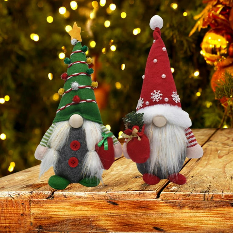 Christmas Gnomes Cute Handmade Gnome Christmas Decorations Wear Resistant
