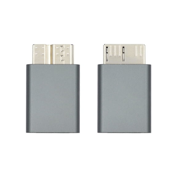 CY USB-C USB 3.1 Type C Female to Micro USB 3.0 Male Data Adapter 10Gbps Data Power for Laptop SSD Disk