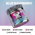 SNEAK Blue Raspberry Zero Sugar, LowCalorie Energy Drink for