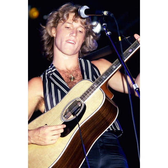Andy Gibb concert playing guitar 24x36 Poster