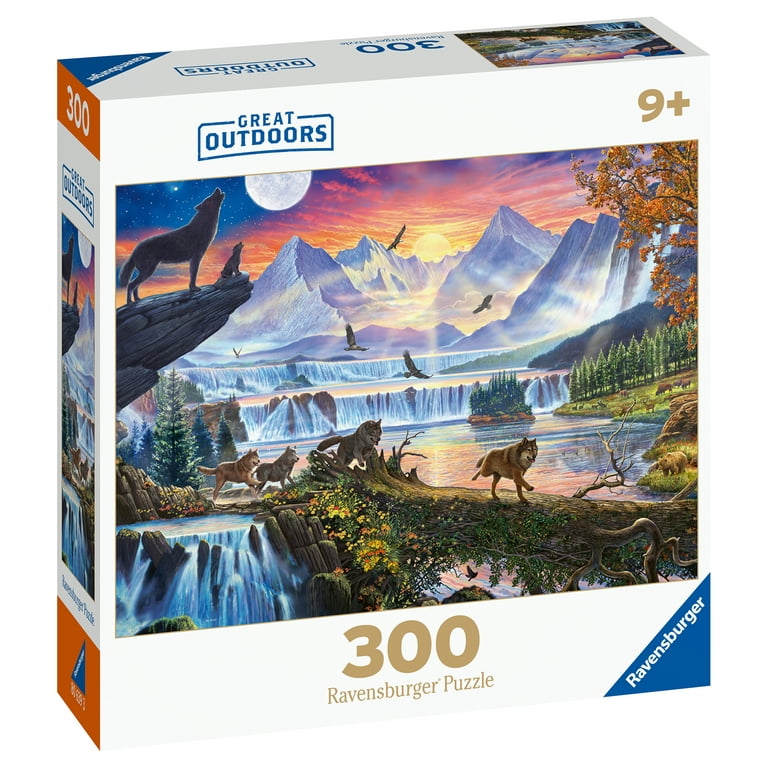Ravensburger Great Outdoors Puzzle Series - Wolf Pack Romp, 300