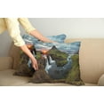 thumbnail image 3 of Ambesonne Nature Throw Pillow Cover 2 Pack, Cascade Stream Wildlife, 18", Multicolor, 3 of 6