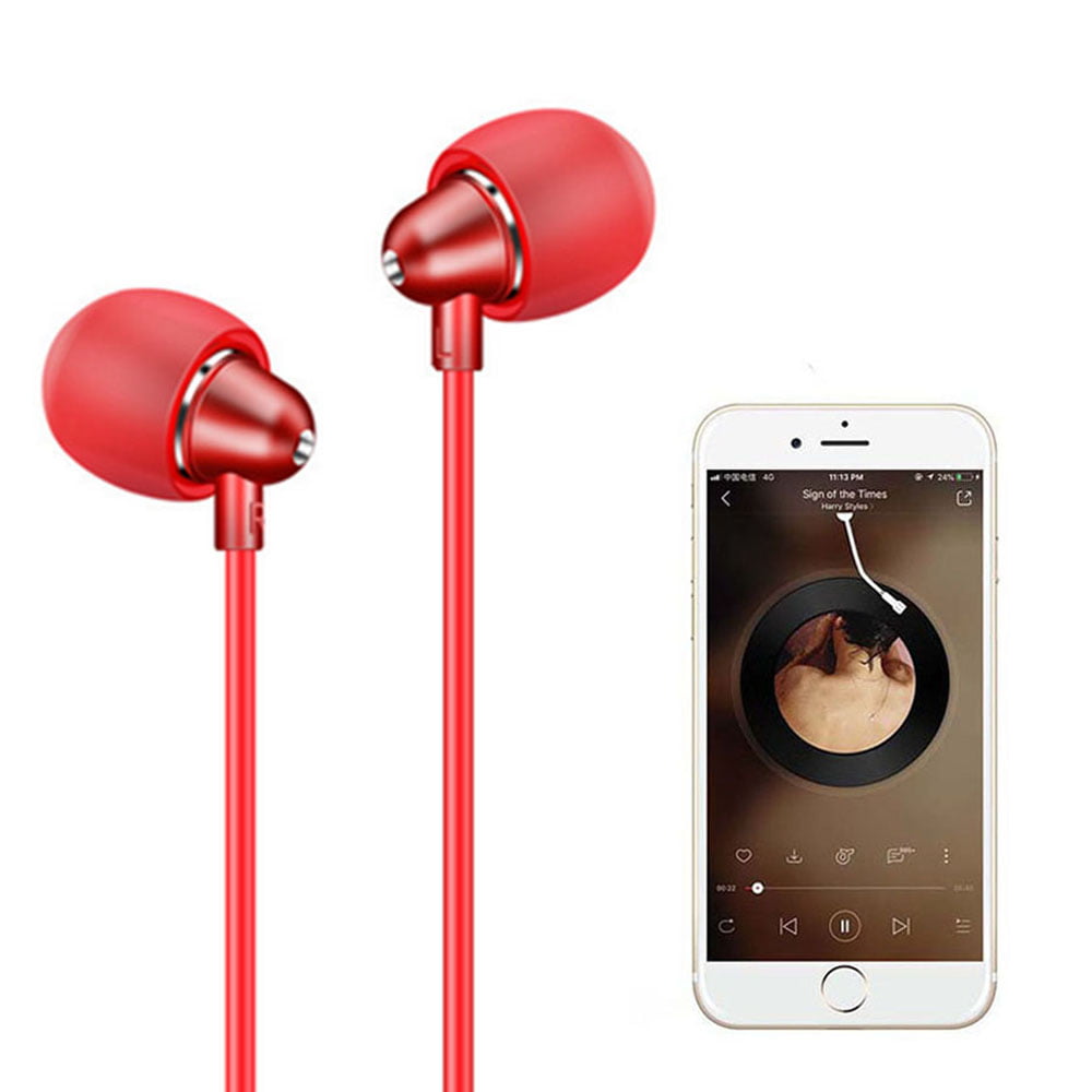 Earbuds Earphones Wired Stereo Sound Headphones for iPhone with Microphone and Volume Control,Active Noise Cancellation Compatible with iPhone 11/12/7/8P/X/iPod/XS/XR 