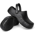 thumbnail image 2 of Men Chef Clogs Slip Resistant Garden Clogs with Arch Support Safety Nursing Shoes Work Shoes Water Oil Resistant for Men Food Service, 2 of 7