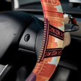 thumbnail image 5 of Eiffel Tower 14.5 Inch Printing PVC Leather Auto Accessories Steering Wheel Cover Car Wheel Covers, 5 of 6