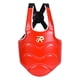 thumbnail image 5 of Equipo de protección para el cuerpo con escudo pectoral de Karate, protector costal para hombres y mujeres, defensa de Taekwondo para artes marciales Rojo L, 5 of 8