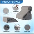 thumbnail image 3 of Juego de almohadas ortopédicas en forma de cuña Ahpmeoa para después de la cirugía, gris, 3 of 8