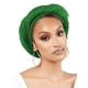 thumbnail image 2 of Turbante elástico verde brillante para mujeres negras, pañuelos africanos para la cabeza, pañuelos suaves para el cabello, pañuelos para la cabeza de jersey para trenzas rastas, 2 of 4