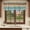 turquoise, variant on Farmhouse Navy Blue Brown Valances for Windows, Decorative Rod Pocket Window Valance Curtains, Vintage Wooden Striped Short Curtain Drapes for Kitchen/Bathroom/Living Room, 2 Panels, 60" W x 18" L