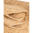thumbnail image 6 of Sivi 6 x 6 Feet Handmade Scallop Braided Jute Rug - Natural Jute Round Rug, 6 of 12
