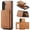 Brown, variant on for Samsung Galaxy S26 Wallet Case, Tri-fold Magnetic 2-in-1 Detachable Phone Case, Card Holder RFID Blocking, Fashionable Faux Leather Card Slot & Folding Design, Brown