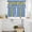 Blue, variant on Aqua Stripes Lemon Kitchen Curtains Sets for Windows 36 Inch Length, Spring Botanical Plant Vertical Line Rod Pocket Window Treatments Tier Curtains and Valances Set for Bedroom/Bathroom