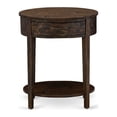 thumbnail image 6 of East West Furniture Kendall 3-Piece Wood Queen Bedroom Set in Brown/Mahogany, 6 of 9
