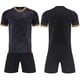 thumbnail image 3 of Odeerbi Niños Niñas Rápido Seco Fútbol Formación Uniforme Conjunto Gradiente Manga Corta Camiseta Shorts Malla Conjunto Atlético Para 1-12 Años, 3 of 5