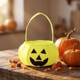 thumbnail image 2 of Extra Large Halloween Woven Basket Long Handle Tote, Storage Bag for Halloween Candy, Gifts, and Toy Organization, 2 of 7