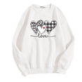 thumbnail image 3 of Women Sweatshirt Long Sleeve Sweatshirt Pullover Women White Crewneck Sweatshirts Womens Fall Sweatshirts Young Women, 3 of 3
