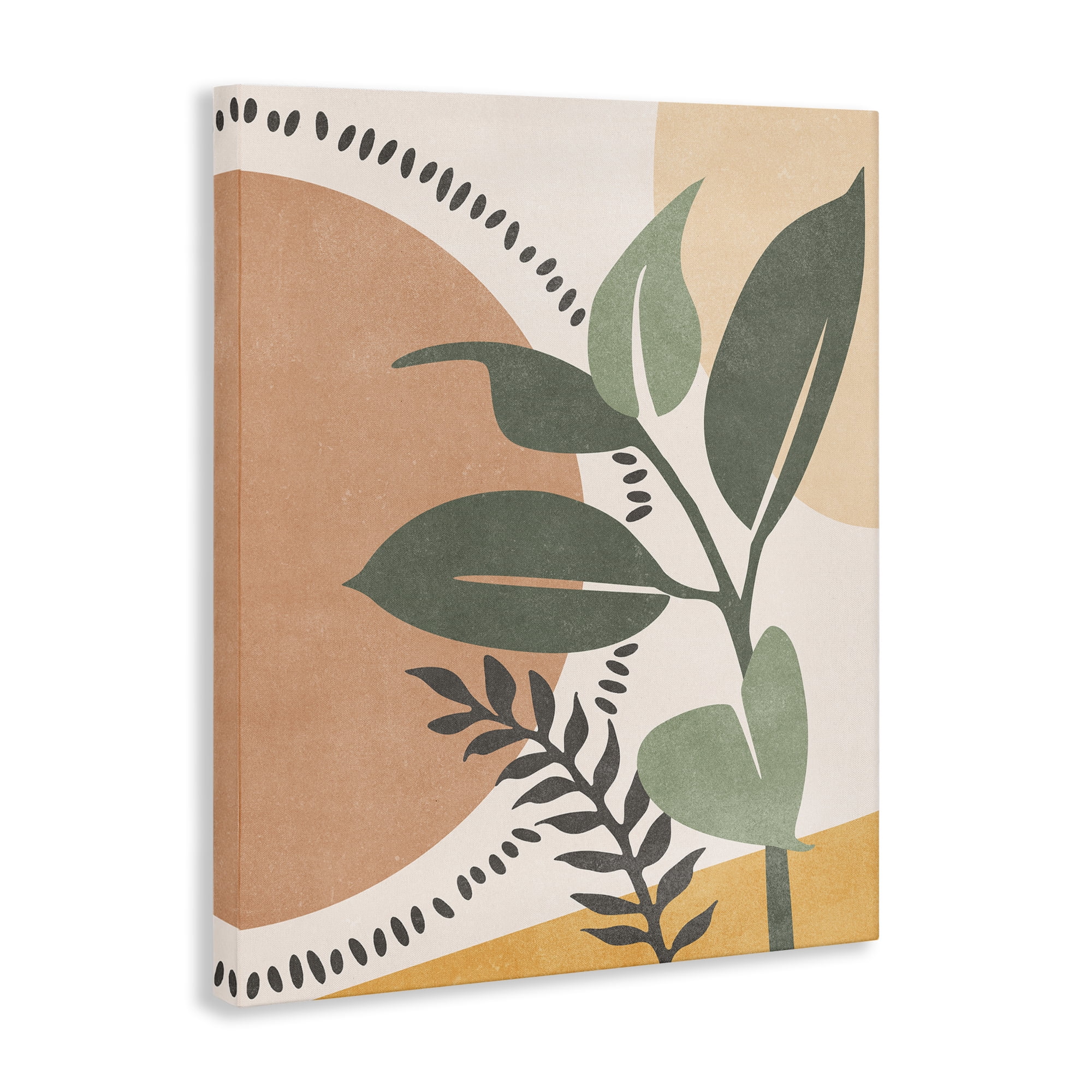Stupell Industries Peachy Tropical Boho Landscape & Nature Painting Wrapped Canvas Art Print Wall Art, 30 x 40