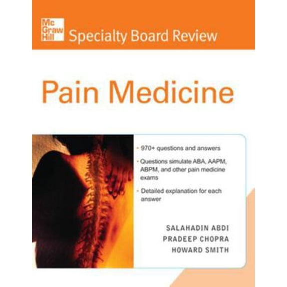 Pre-Owned Pain Medicine (Paperback) 0071443444 9780071443449