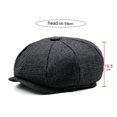 thumbnail image 2 of Wancir Fashion Men’s Classic Newsboy Gatsby Hat Blend Wool Vintage Flat Ivy Cabbie Cap Boyfriend Gifts, 2 of 2