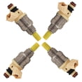 thumbnail image 4 of Labwork 4 Pcs Fuel Injectors Replacement for Chevrolet/chevy Tracker Suzuki Sidekick X-90 Geo Tracker 1.6L 4G1549 1571058B00 INP-470 Fits select: 1995 SUZUKI SIDEKICK JX/JLX, 4 of 5