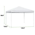 thumbnail image 3 of ZENY 10 x 10FT Party Tent Pop-up Canopy Foldable Waterproof Gazebo Tent with Carrying Bag White, 3 of 10